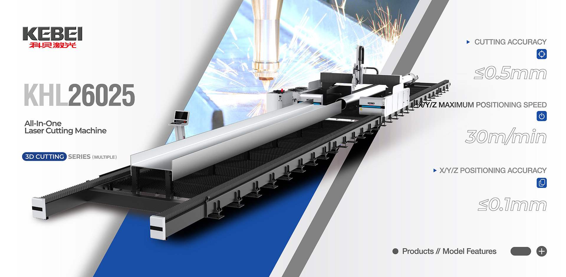 kualitas Mesin Pemotong Laser Sinar H pabrik