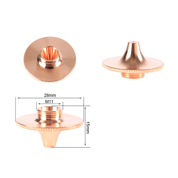 Laser High Speed Cutting Nozzle D28 Serat Laser Nozzle D32 dengan Semua Jenis Seri Pabrik Supply 3