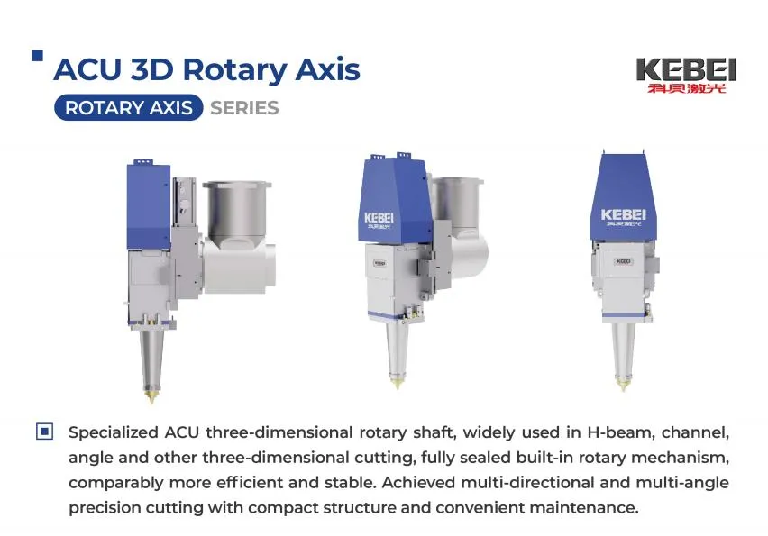 Kebei 3D Mesin Pemotong Laser Lima-Axis Rotary Axis Servo Drive 2