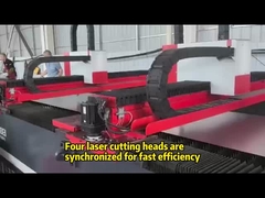 Multi Beam Coil Laser Sheet Cutting Machine dengan Decoiling dan Leveling System