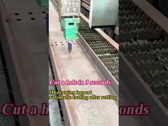 Intelligent Bevel Pipe Open Structure Steel Fiber Laser Cutter 3d Lima sumbu 12kw 20kw 12m I Beam H B